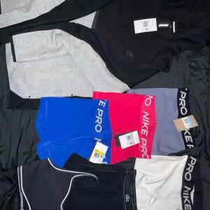 Nike Women's Athletic Shorts - Blue, Pink, Gray, Black, White